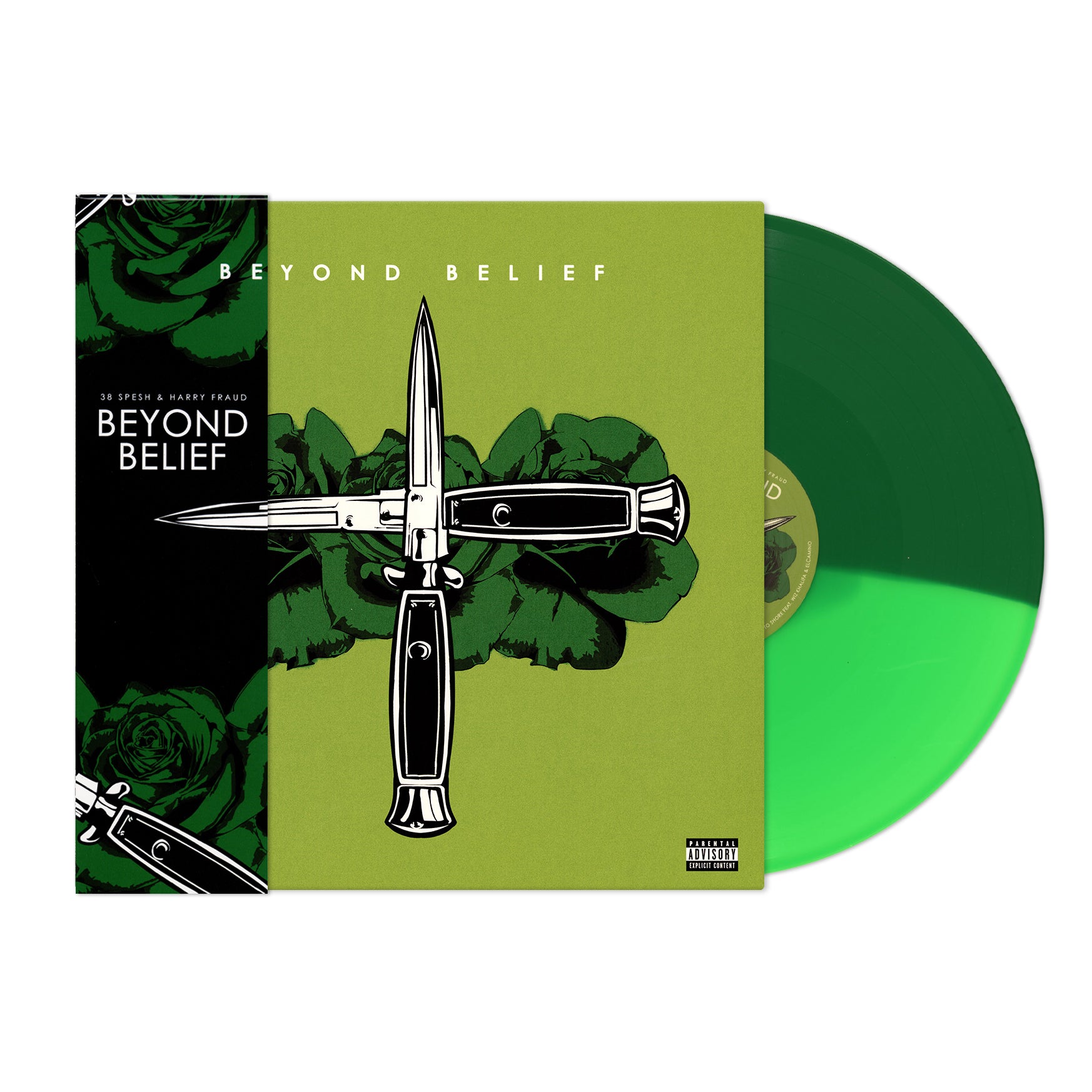38 Spesh & Harry Fraud - Beyond Belief (Half & Half Colored Vinyl LP)