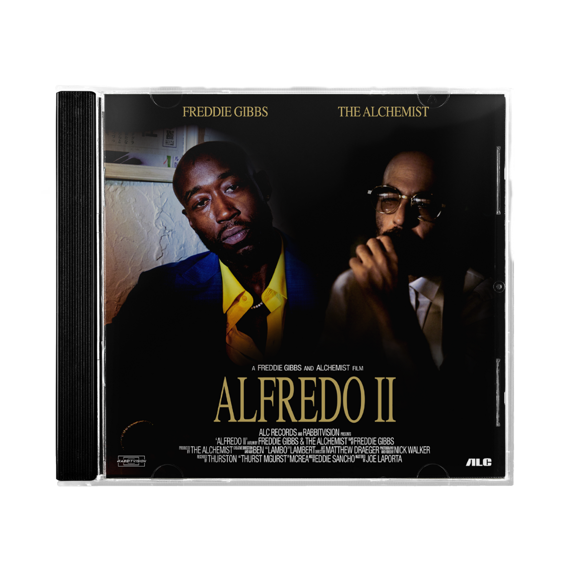 Freddie Gibbs & The Alchemist - Alfredo 2 Alt Laser Disc Cover (CD) Freddie Gibbs & The Alchemist - Alfredo 2 Alt Laser Disc Cover (CD)