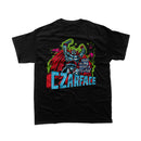 Every Hero Needs A Villain LP Tee (Black Front/Back Design)