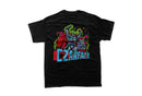 Every Hero Needs A Villain LP Tee (Black Front/Back Design)