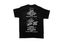 Every Hero Needs A Villain LP Tee (Black Front/Back Design)