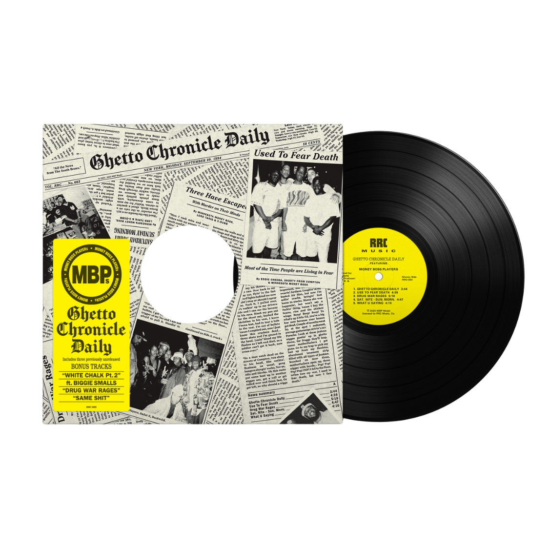 Money Boss Players - Ghetto Chronicle Daily (Vinyl LP) Money Boss Players - Ghetto Chronicle Daily (Vinyl LP)