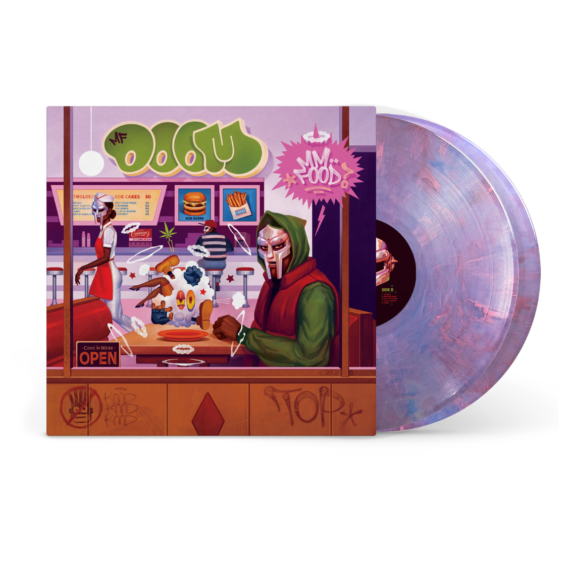 MF DOOM MM .food Green and sold Pink Vinyl