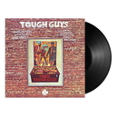 Vinyl record with 'Tough Guys' album cover featuring a brick background