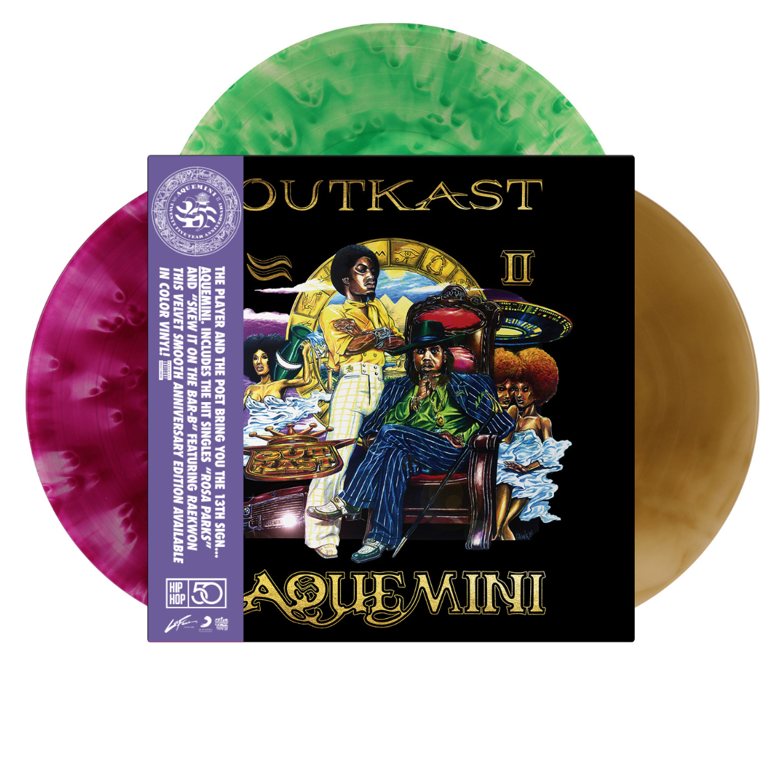 Outkast - Aquemini 25 Year Anniversary (3xLP Colored Vinyl) Outkast - Aquemini 25 Year Anniversary (3xLP Colored Vinyl)