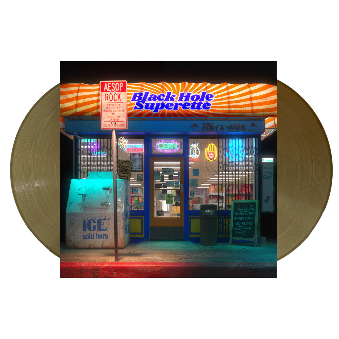 Aesop Rock - Black Hole Superette (Black Ice 2xLP)