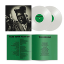 Tyler The Creators Chromakopia album with 2 white records and a green booket with lyrics
