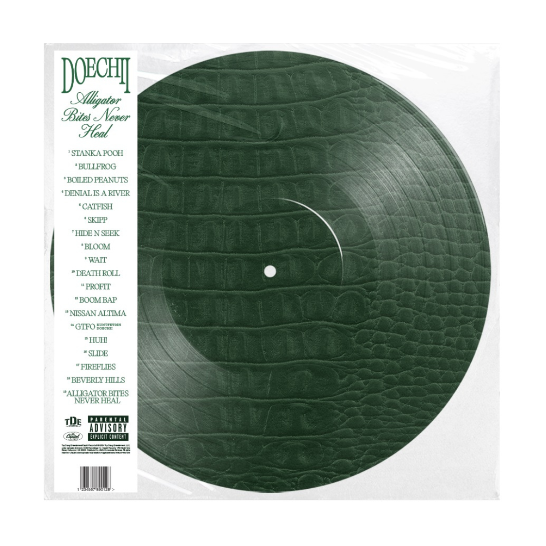 Doechii - Alligator Bites Never Heal (Gator Skin Pic Disc Vinyl LP) Doechii - Alligator Bites Never Heal (Gator Skin Pic Disc Vinyl LP)