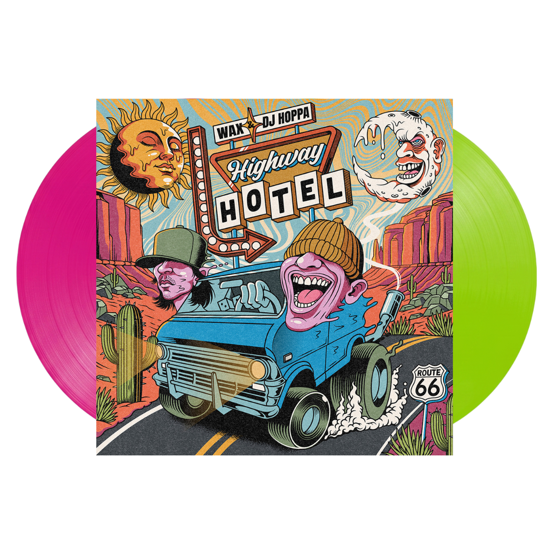 Wax & DJ Hoppa - Highway Hotel (Colored Vinyl 2xLP)