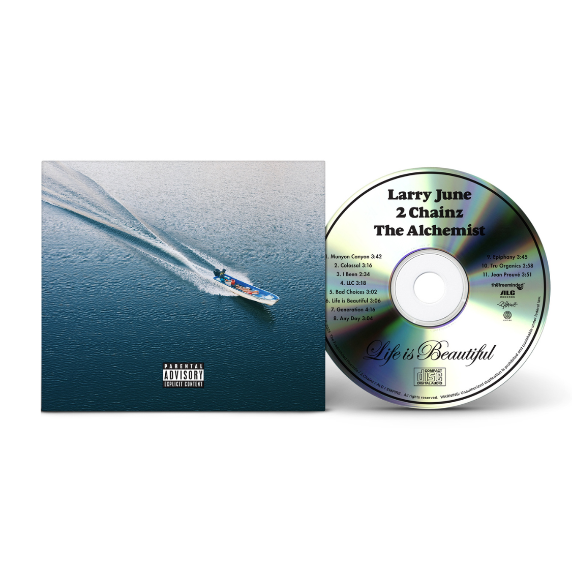Larry June, 2 Chainz & The Alchemist - Life is Beautiful (CD) Larry June, 2 Chainz & The Alchemist - Life is Beautiful (CD)