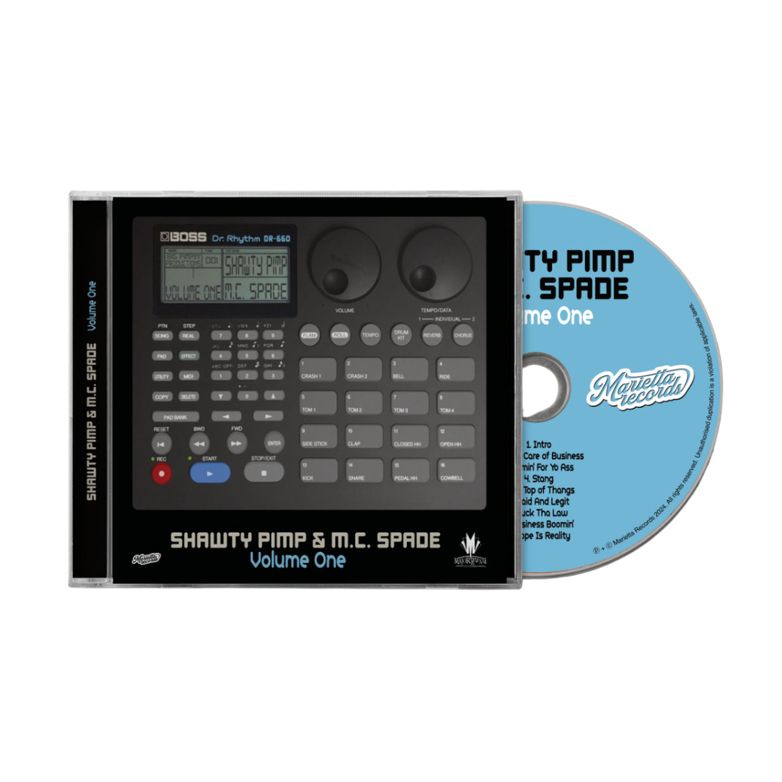 Shawty Pimp & MC Spade - Volume 1 (CD)