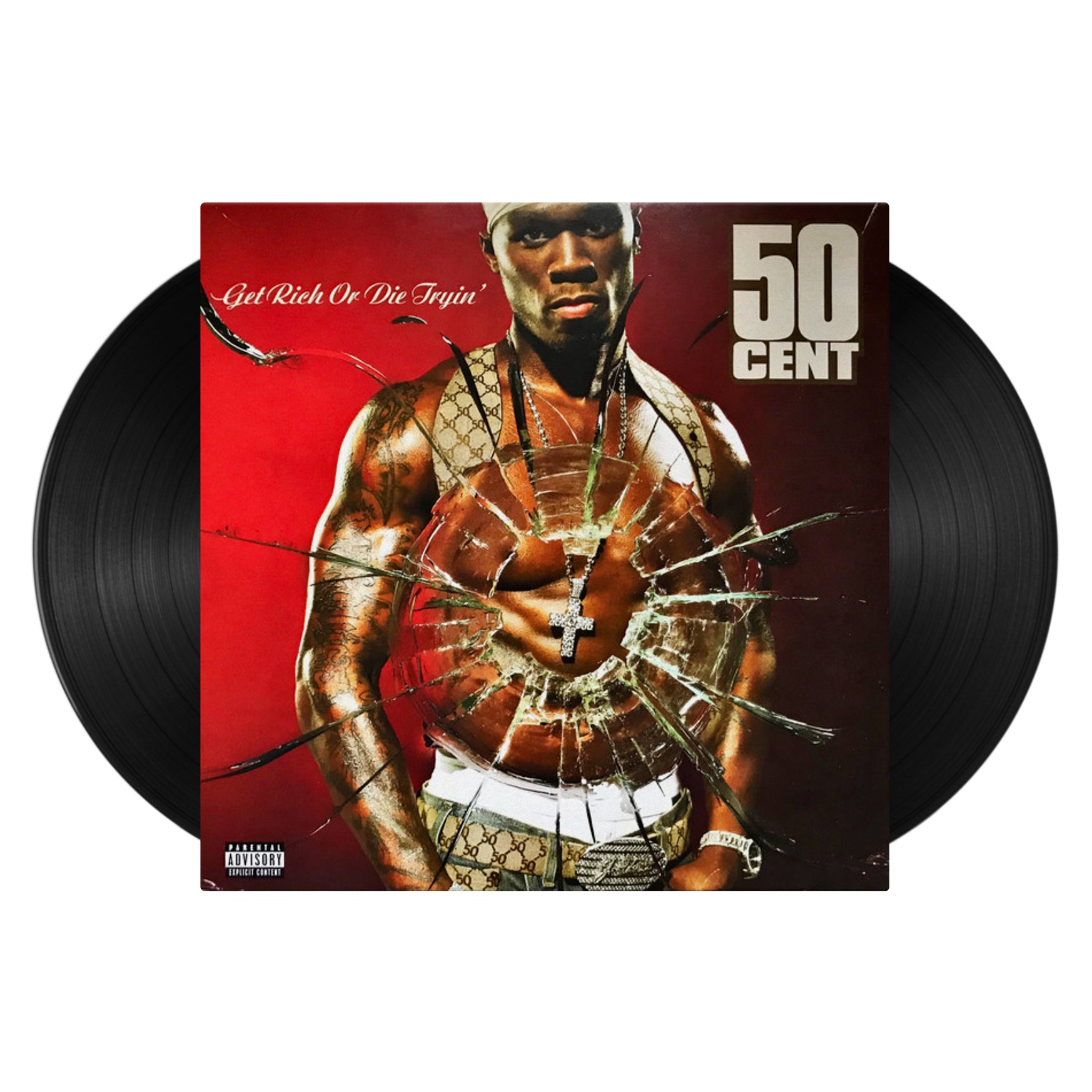 50 Cent Get Rich Or Die Tryin Rap Music Album Cover Wall Art