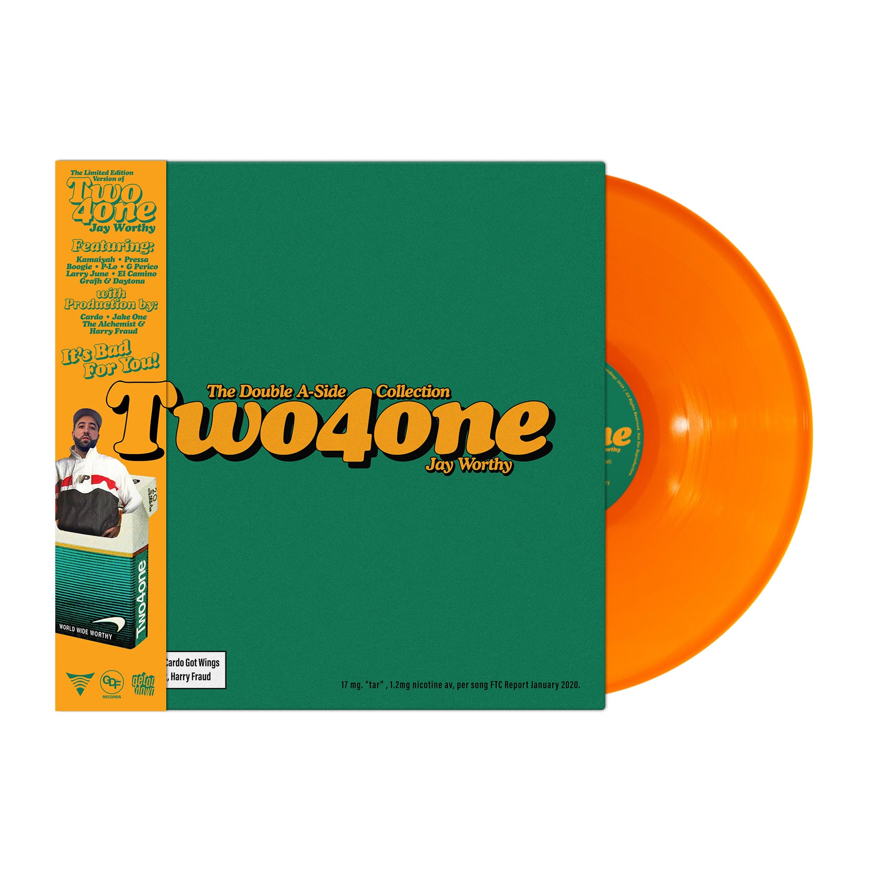 Jay Worthy - Two4one (Orange Colored Vinyl LP)
