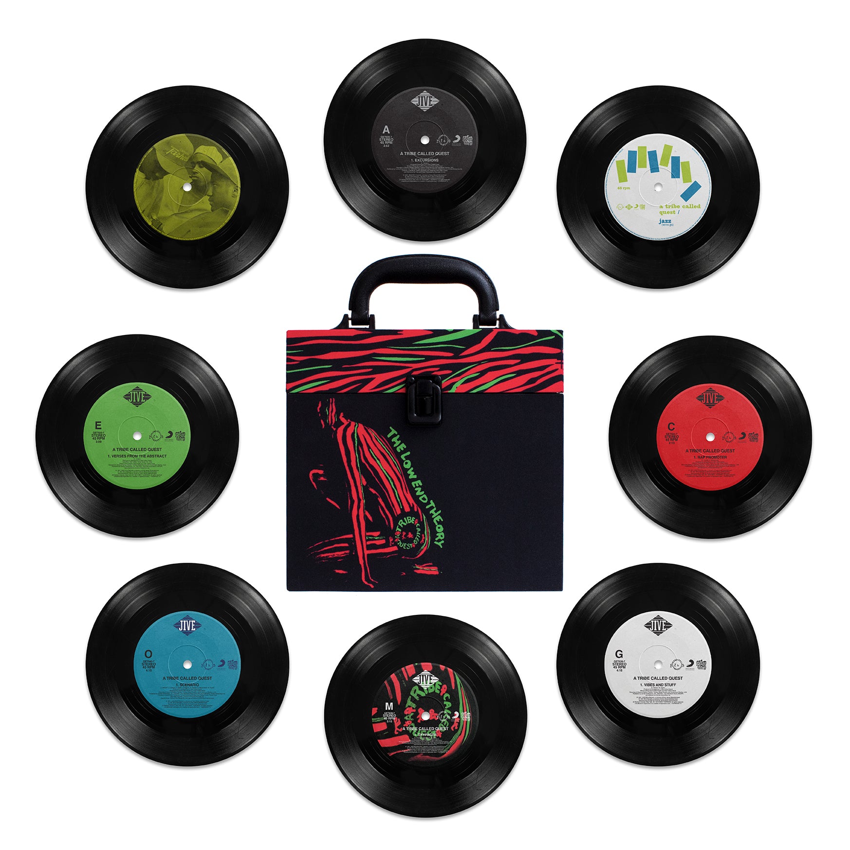 A Tribe Called Quest The Low End Theory 7" Black Vinyl Ed (Box Set)