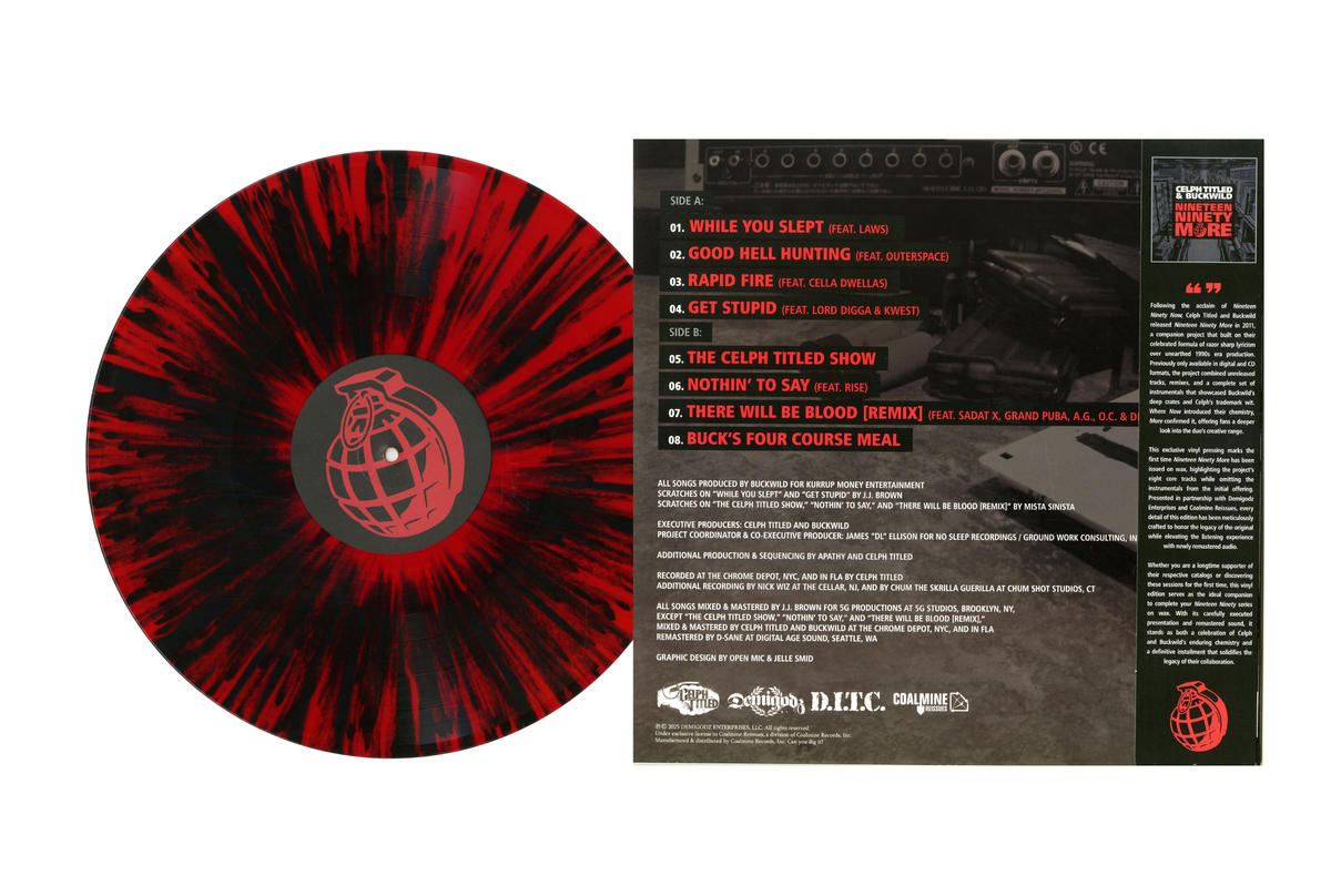 Celph Titled & Buckwild - Nineteen Ninety More (Splatter Colored