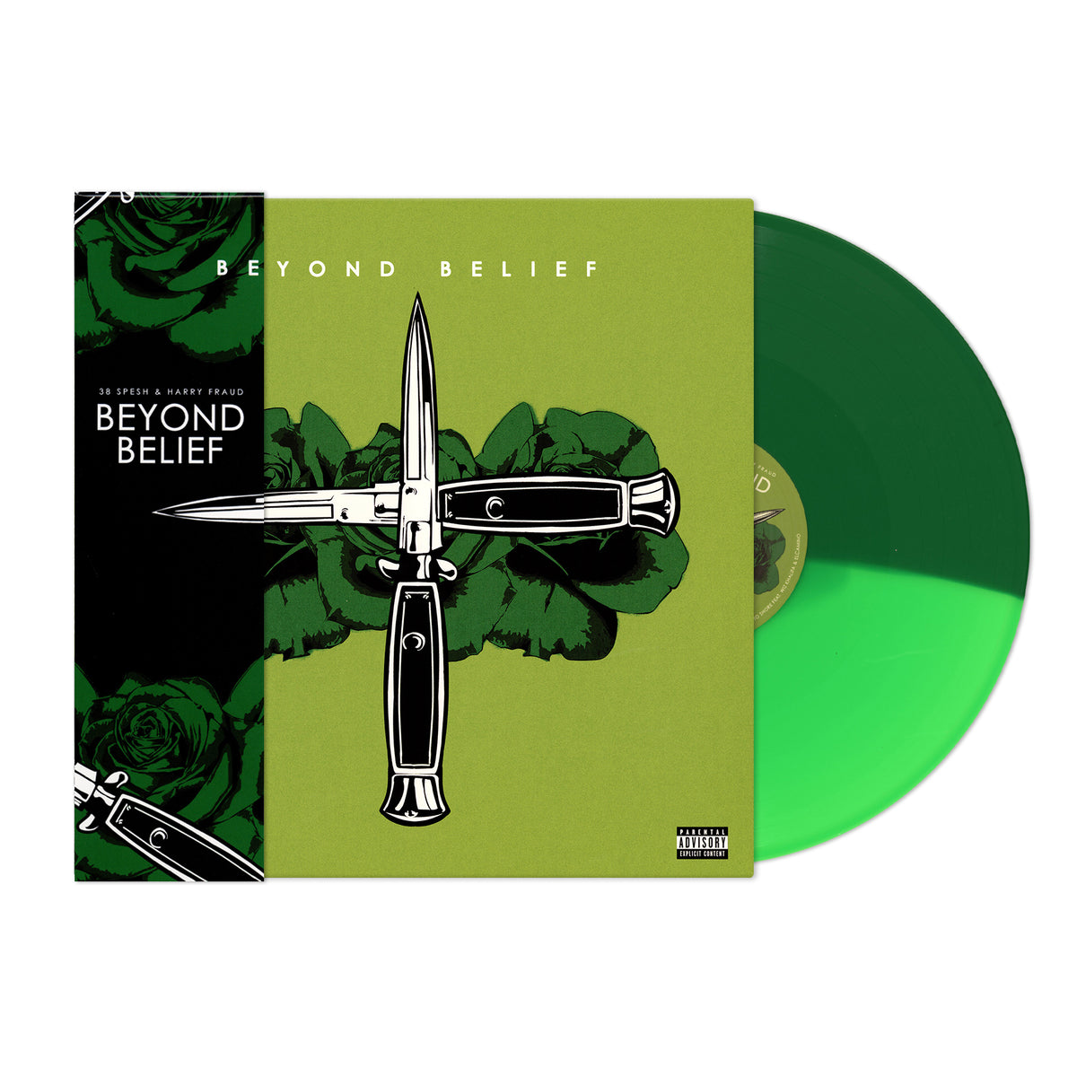 38 Spesh & Harry Fraud - Beyond Belief (Half & Half Colored Vinyl LP)