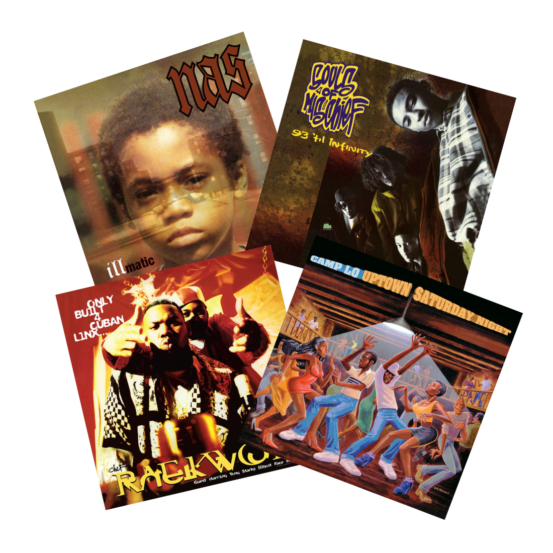 Nas, Raekown, Souls of Mischief, Camp Lo - 90s Hip-Hop Classics