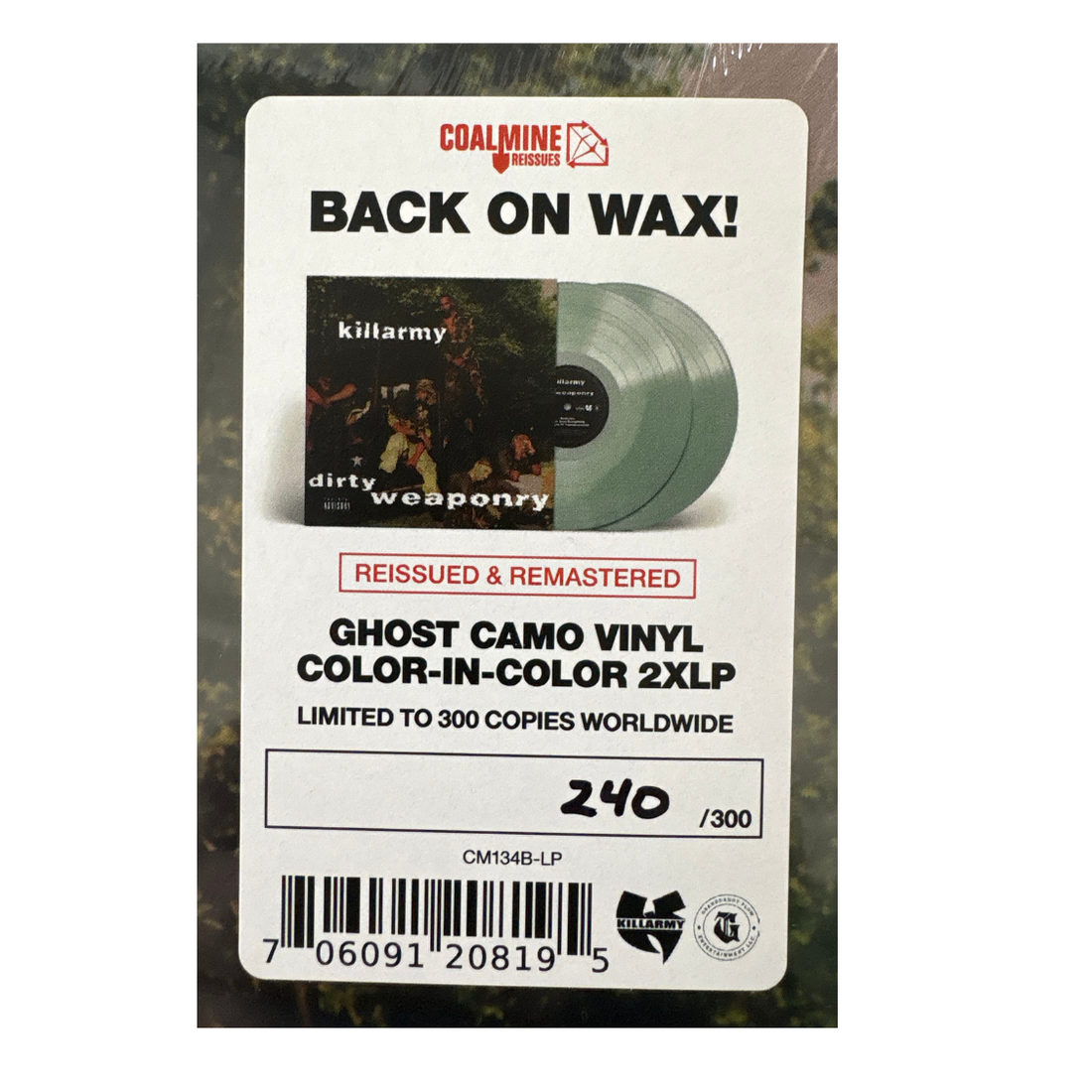Killarmy - Dirty Weaponry (Ghost Camo Colored Vinyl 2xLP)