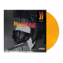 Vinyl record with a cover featuring a person wearing a cap and the text 'Too High to Riot'.