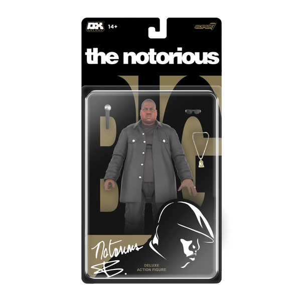 レア！未開封！！The Notorious B.I.G. フィギュア　ビギー TThe Notorious BIG - Super 7 Biggie Deluxe (7