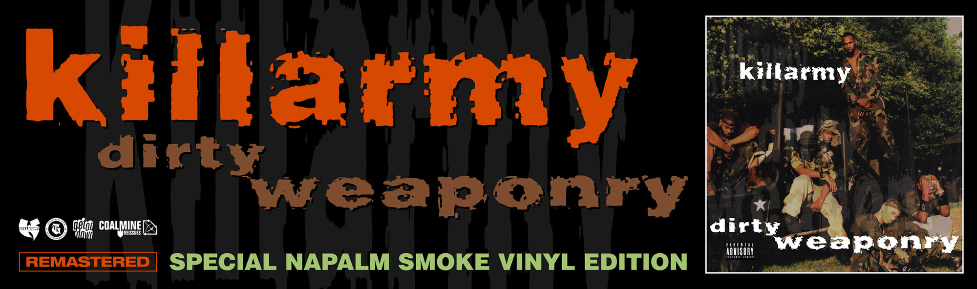 KILLARMY dirty weaponry 2LP wu-tang clan LP Wu Tang Clan
