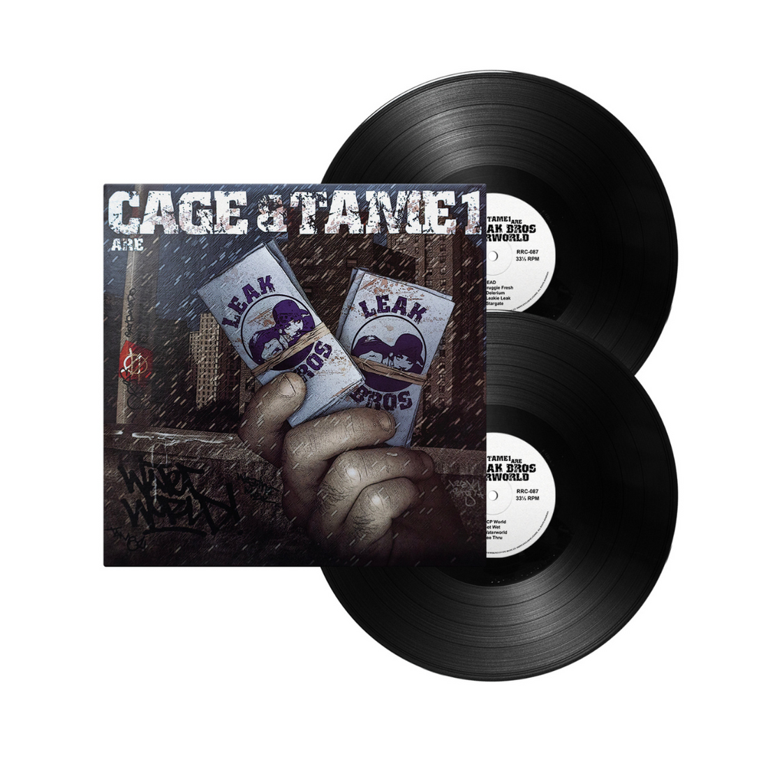 Cage & Tame1 Leak Bros – Waterworld 2LP Waterworld LP | Leak Bros. | Cage