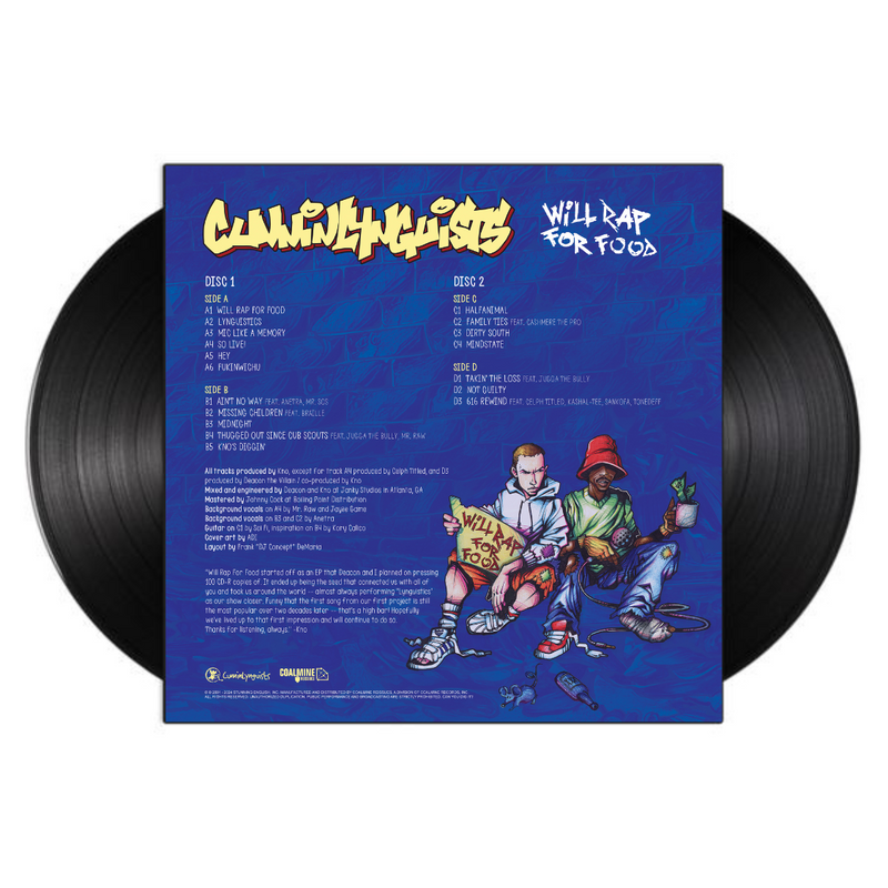 Will Rap for Food (2xLP)