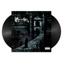 Cypress Hill Vinyl album cover for Temples of Boom with a dark, gothic cover design featuring a bridge and building silhouette.
