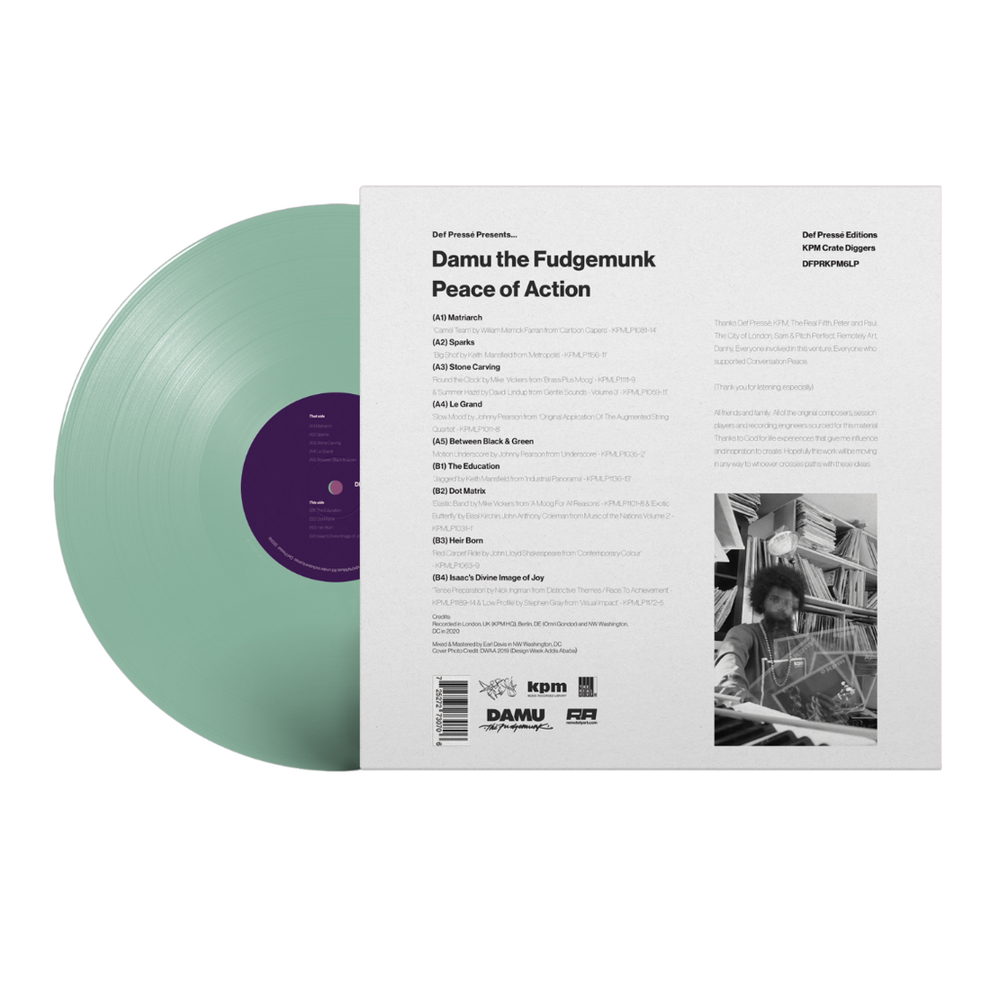 Damu The Fudgemunk - Peace Of Action (Colored LP)