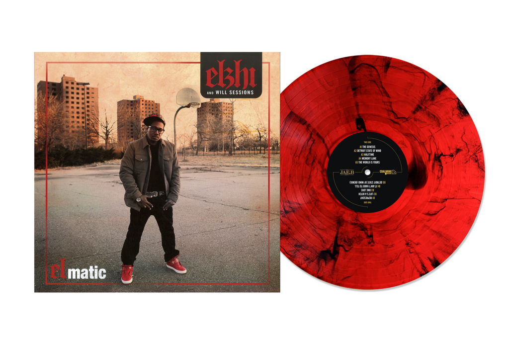 Elzhi - Elmatic (Ruby & Black Marbled Colored Vinyl LP) Elzhi - Elmatic (Ruby & Black Marbled Colored Vinyl LP)