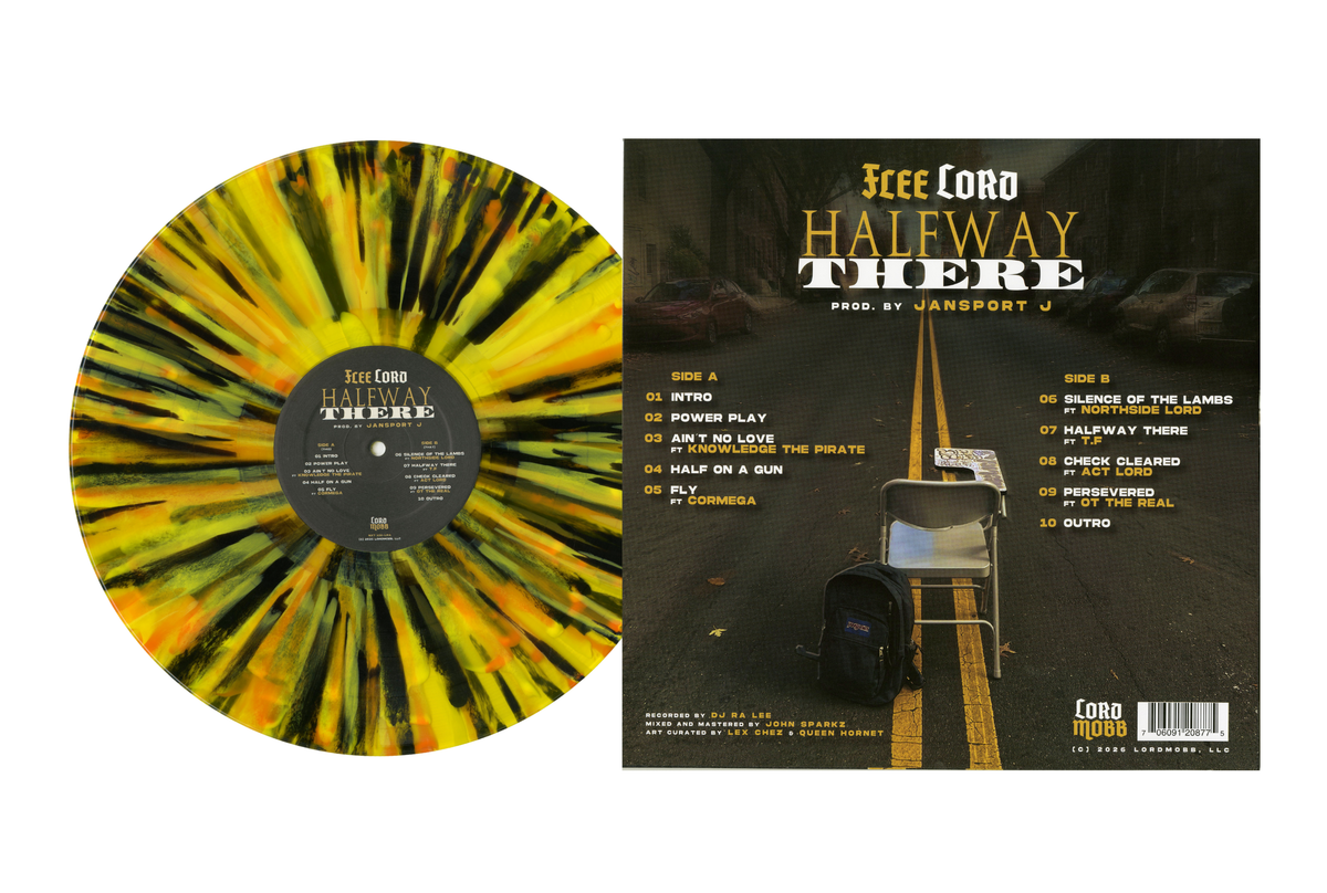 RECOMMENDED RECORDS 紙ジャケ Flee Lord & Jansport J - Halfway There (Colored Vinyl LP)