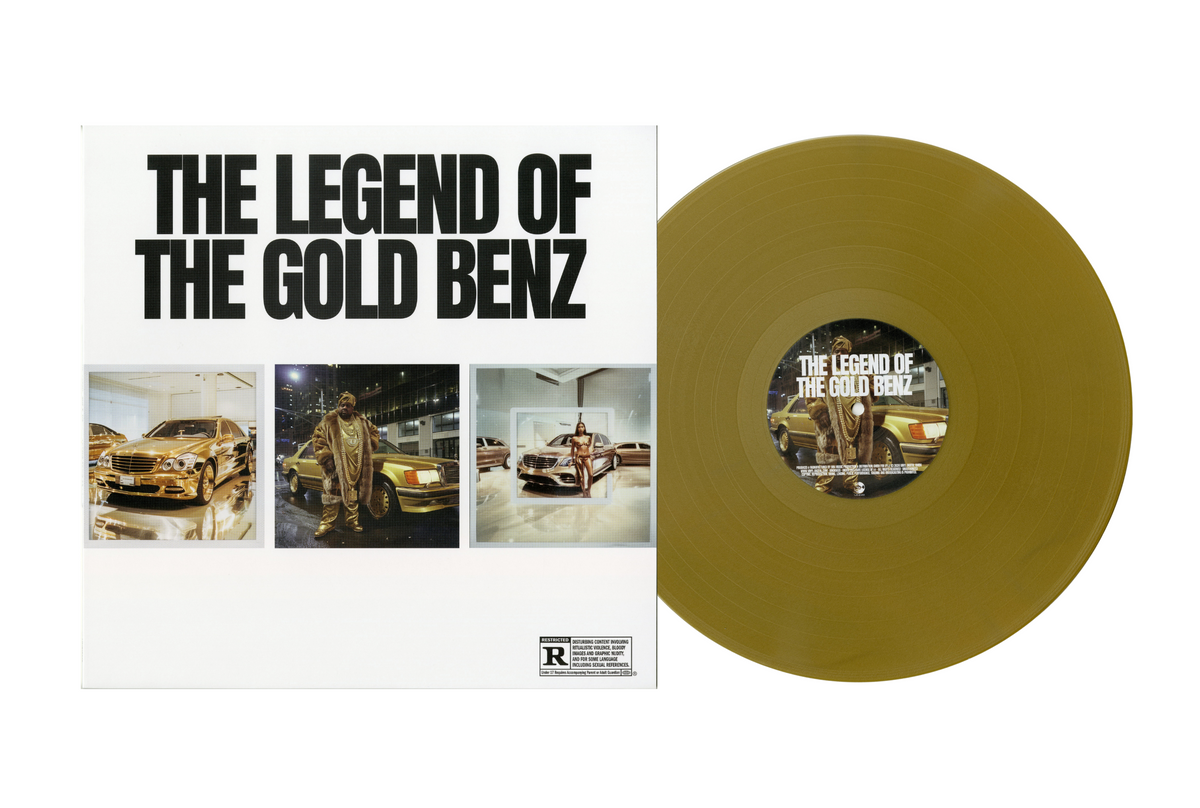 G-RAP (金) MEANPEACE Mr. Green x The Game - The Legend Of The Gold Benz (Colored LP w/ OBI)