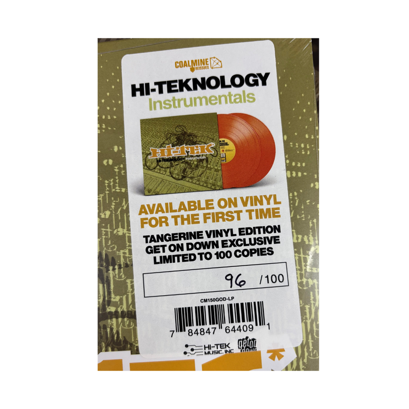 Hi-Tek - Hi-Teknology : Instrumentals (Tangerine Orange Vinyl 2xLP)