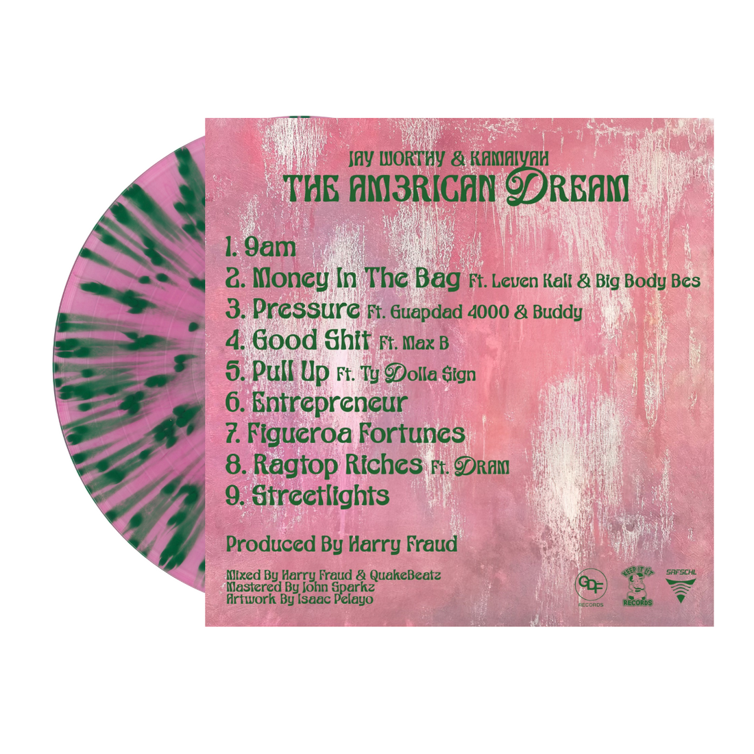Jay Worthy, Kamaiyah & Harry Fraud -The Am3rican Dream (Vinyl LP)
