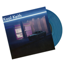 Vinyl record with a cover featuring a car and building, labeled 'Kool Keith'.