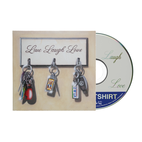 Live Laugh Love CD cover with car keys