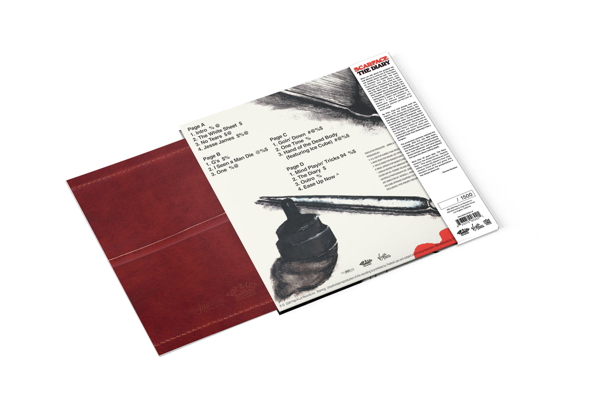 Scarface - The Diary (Exclusive Colored 2xLP w/OBI)