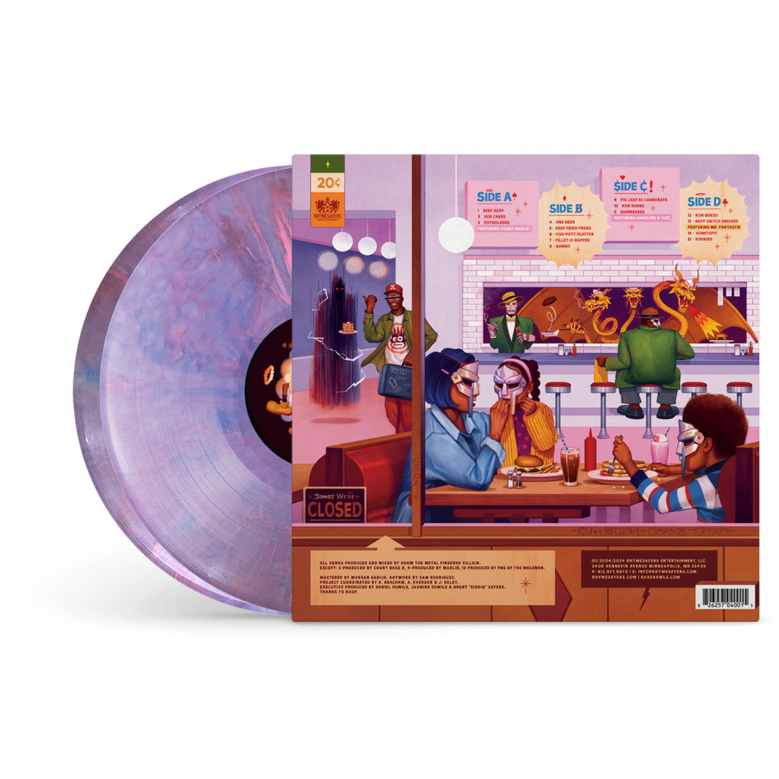 ☆オリジナル盤 美品☆MF DOOM MM..FOOD 2LP MM..FOOD – GASDRAWLS