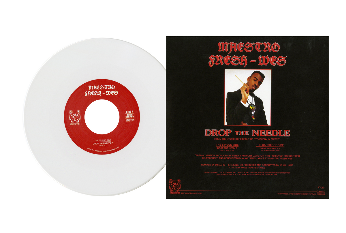 Drop The Needle b/w Drop The Needle (The 45 King Remix) (White 7 Drop The Needle b/w Drop The Needle (The 45 King Remix) (White 7