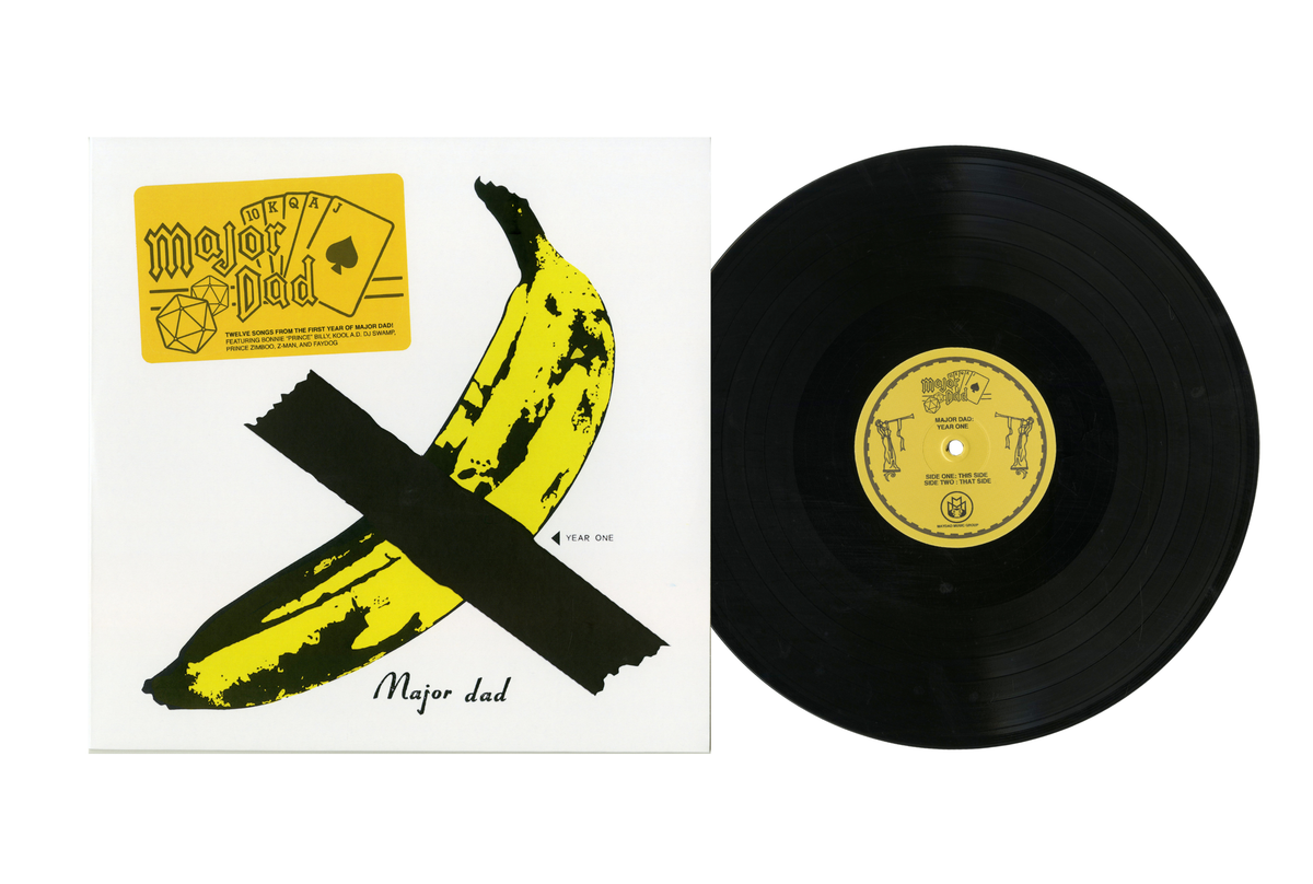 MAJOR DAD (aka AYEJAY) - Year One (LP + Gangsta Rap Coloring Book