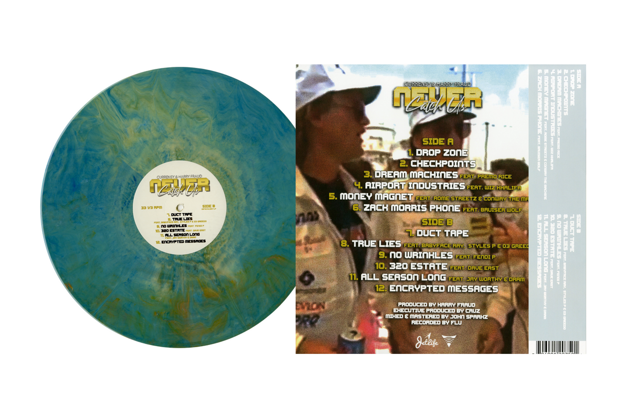 Curren$y & Harry Fraud - Never Catch Us (Limited Colored Vinyl LP)