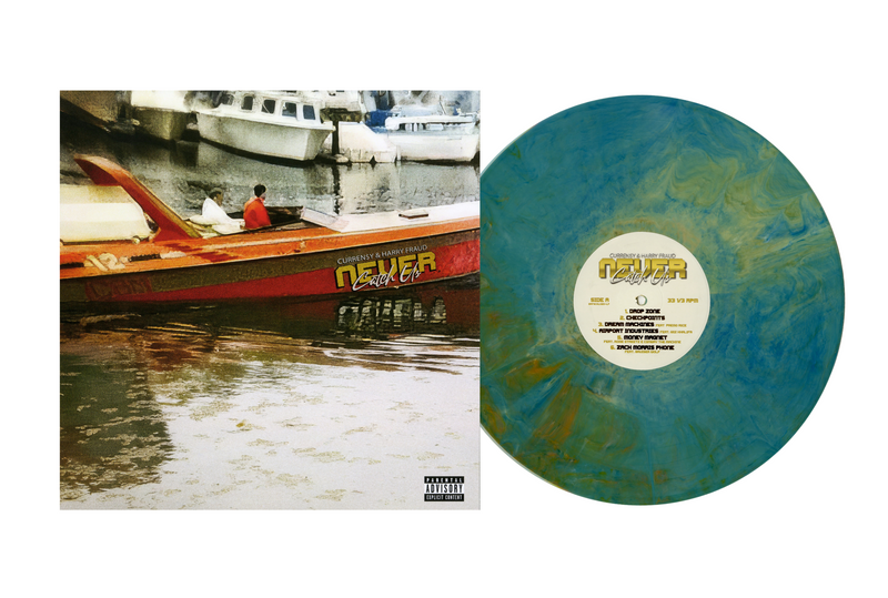 Curren$y & Harry Fraud - Never Catch Us (Limited Colored Vinyl LP) Curren$y & Harry Fraud - Never Catch Us (Limited Colored Vinyl LP)