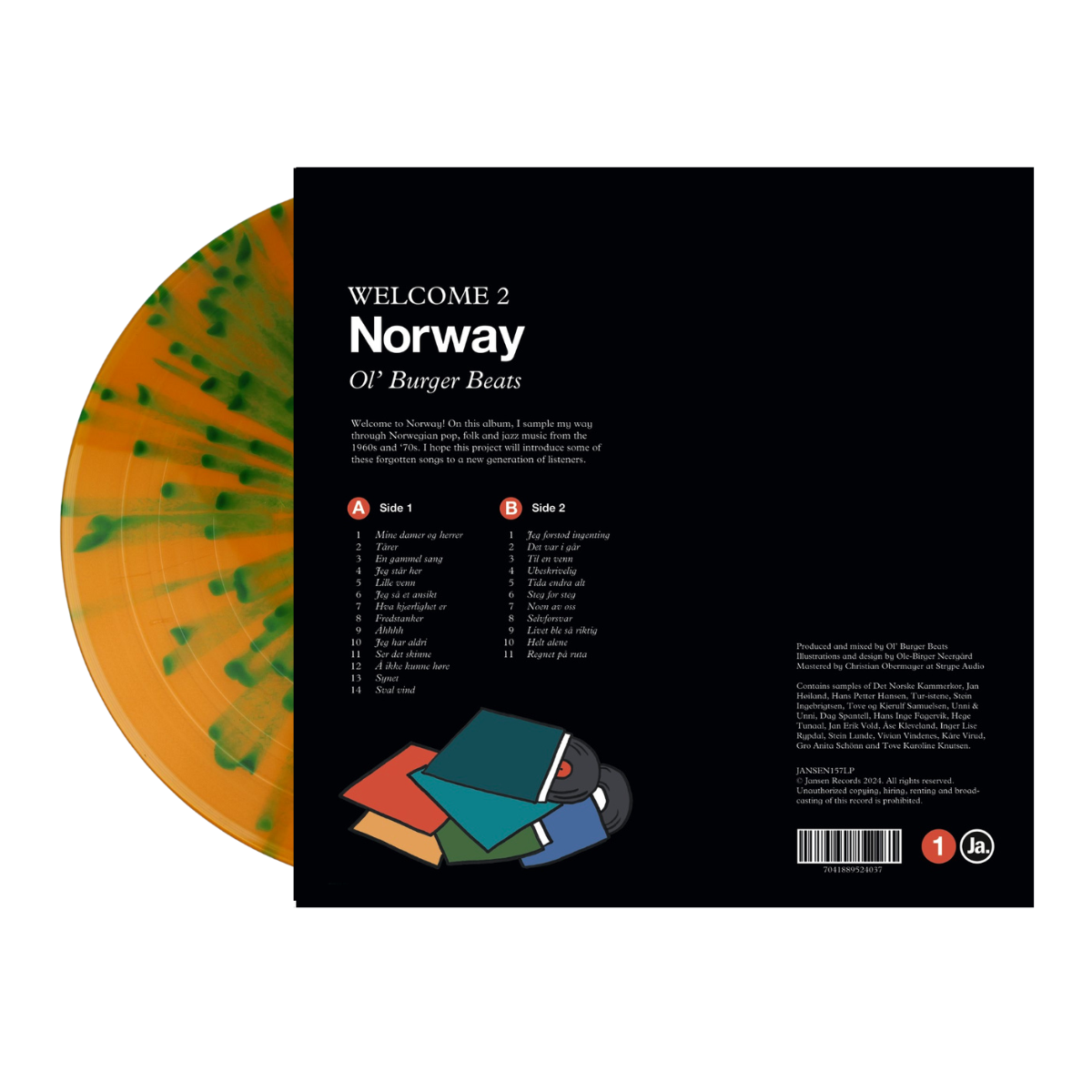 Ol' Burger Beats - Welcome 2 Norway (Colored Vinyl LP)