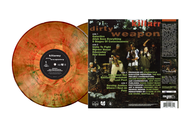 洋楽 KILLARMY DIRTY WEAPONRY Killarmy - Dirty Weaponry (Napalm Smoke Colored Vinyl 2xLP w