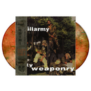 Vinyl record with a cover featuring a group killarmy and the title 'Weaponry'