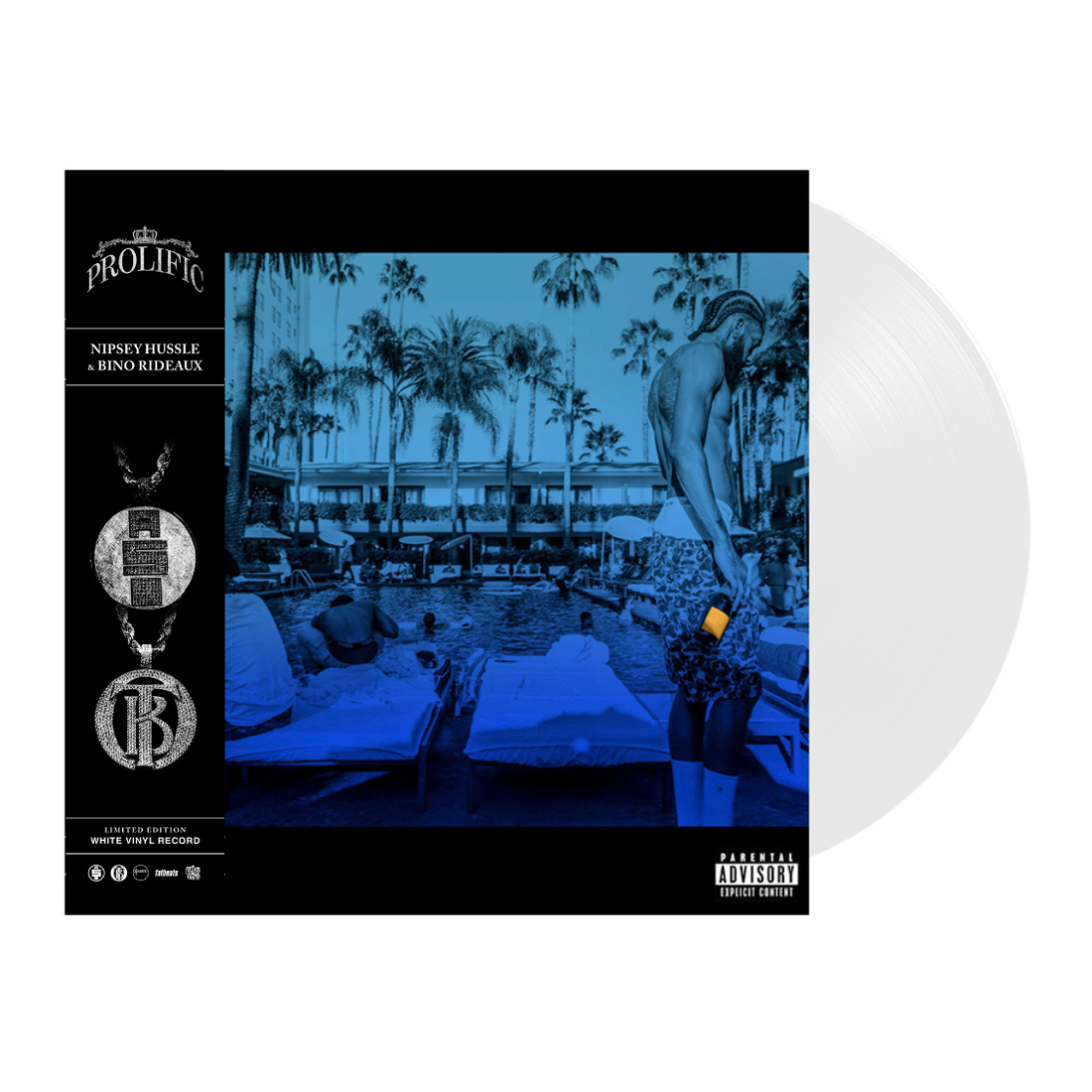 Nipsey Hussle & Bino Rideaux - PROLIFIC (Exclusive White Vinyl LP