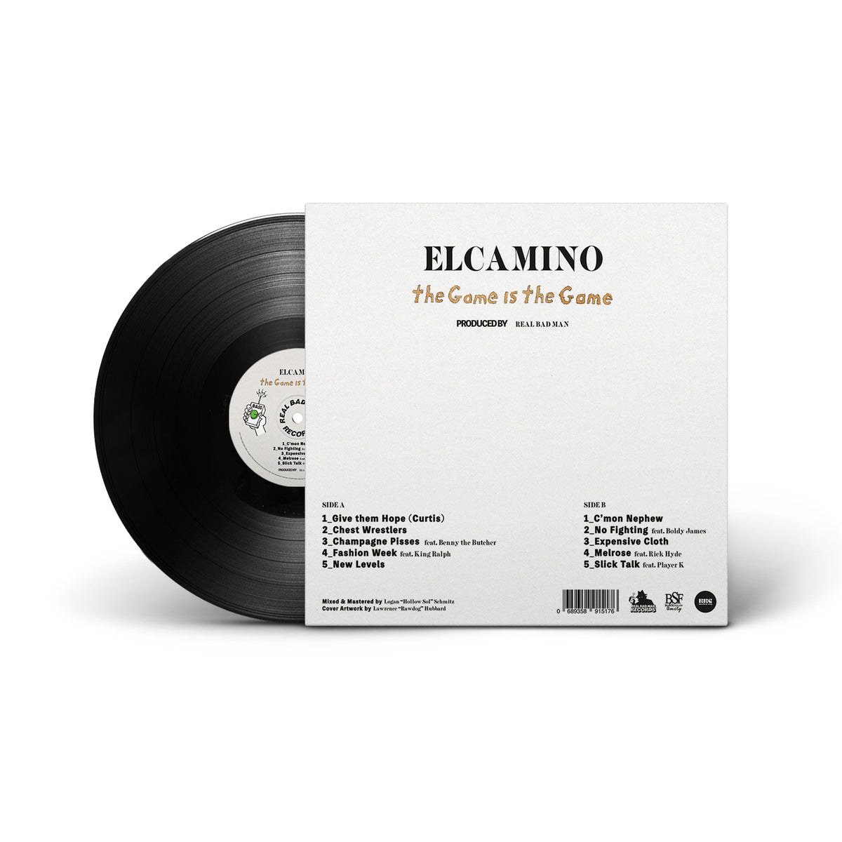 ElCamino & Real Bad Man - The Game is The Game (LP)