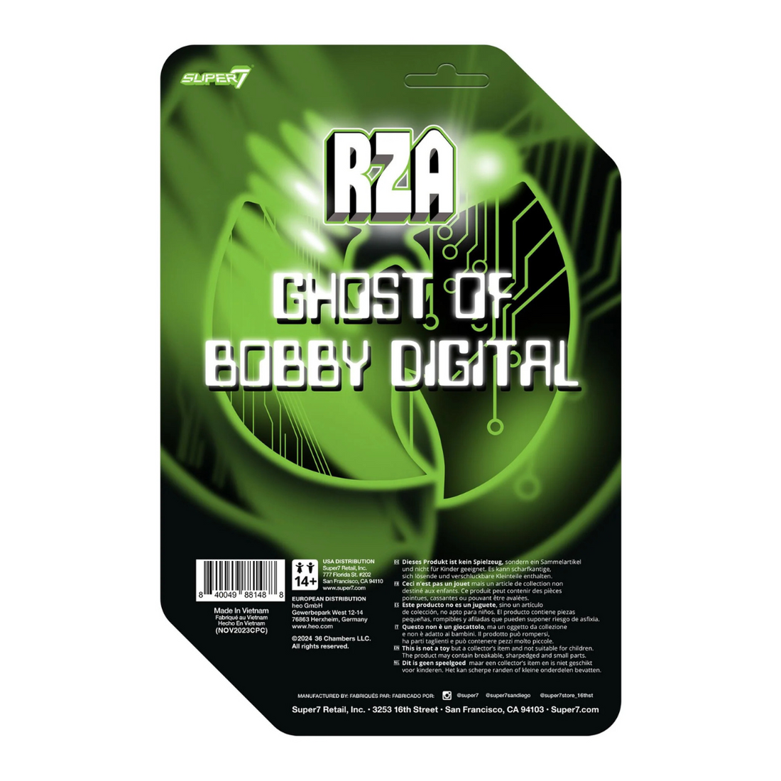 RZA as Bobby Digital Clear ReAction (3.75