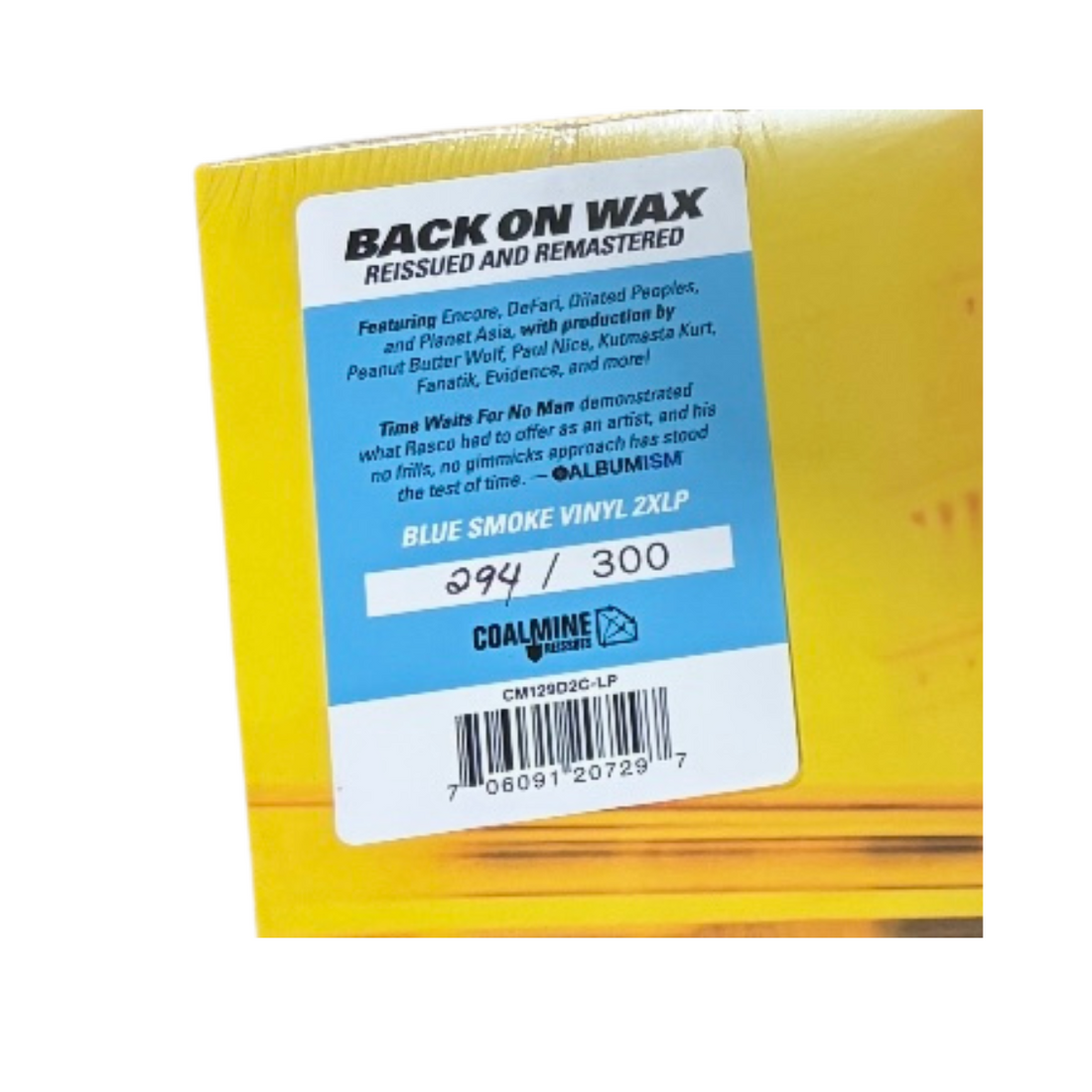 Rasco - Time Waits for No Man (Colored Vinyl 2xLP)