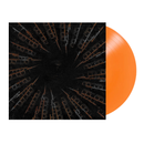 Rome Streetz album cover for Transpotting with subway cars and an orange record 